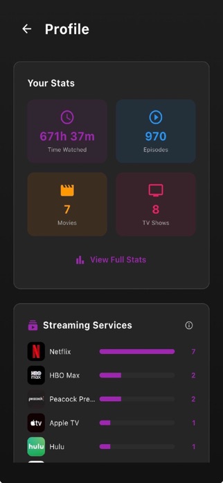 BingeQuest screen 3
